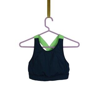 ATHLETA Sports Bra Training Yoga Active Workout Gym Comfort Stretch Green XS